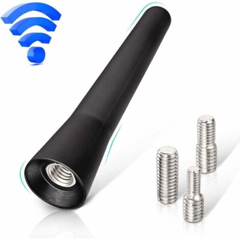 Antena de coche FM DAB, miniantena corta de 6,5 cm con potente función de recepción FM/AM/DAB.