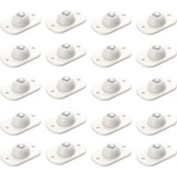 20 ruedas universales autoadhesivas, ruedas para muebles, ruedas para contenedores, mini ruedas para muebles de plástico, adecuadas para diversos muebles y contenedores.