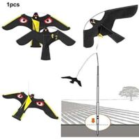 Espantapájaros Flying Hawk: Cometa repelente para jardín, espantapájaros para patio y hogar - Decoración de protección de granja
