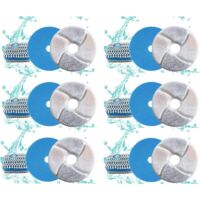 Filtros para fuentes de agua - Filtro para fuente de agua para gatos, paquete de 6 filtros de repuesto, filtro para fuente de agua para mascotas, filtro resistente de 5 capas