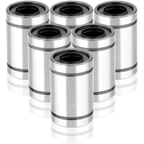 YMYNY x LM8UU Linearlager für 3D-Drucker, DIY und CNC-Bewegung, Φ8 mm x Φ15 mm x 24 mm (6 Stück) (1/4)