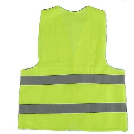 YMYNY Warnweste, fluoreszierend gelb, Warnweste, knitterfrei, waschbar (1/4)