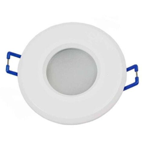 YMYNY IP44 Wasserdichter Einbaustrahlerhalter für Dusche mit GU10-Fassung für P4-Beleuchtung - Weiß