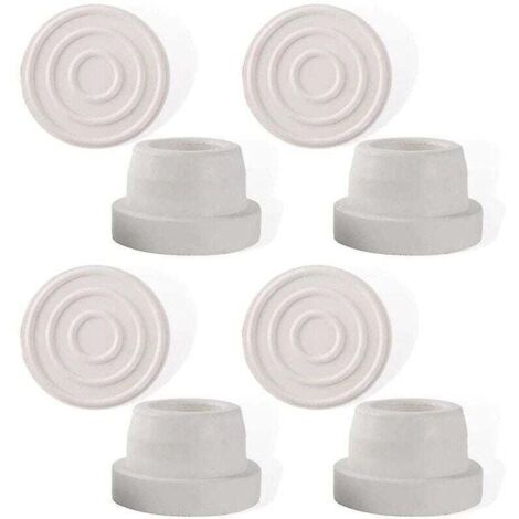 YMYNY 4er-Pack Gummi-Poolleiter-Stoßfänger, passend für Rohre mit 4,8 cm Innendurchmesser, Leiterstopper für eingebaute Pools, Zubehör zum Schutz der Poolfolie