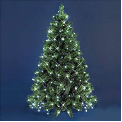 YMYNY Weihnachtsbaumnetz 240 LEDs, Kaltweiß, 1,50 Meter (1/2)