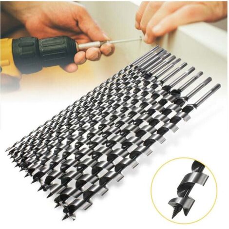 YMYNY 6-teiliges Hammerbohrer-Set, selbstschneidender Holzbohrer, 460 mm (1/4)