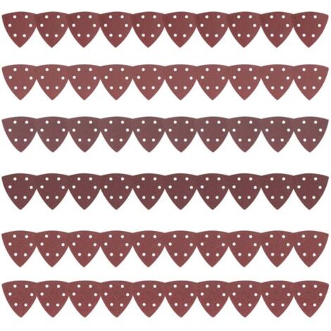 YMYNY 90 Schleifblätter, Schleifpapier, Schleifpapier, Schleifpapier, Schleifpapier, Schleifpapier, Dreieck-Maus-Schleifpapier, Körnung 40/80/120/180/240/320/400/800 (1/4)