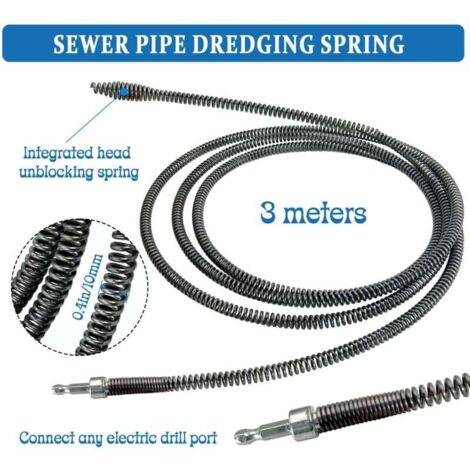 Adapter für 22 mm Rohrreinigungsspiralen Abflussreinigung mit Bohrmaschine NEU