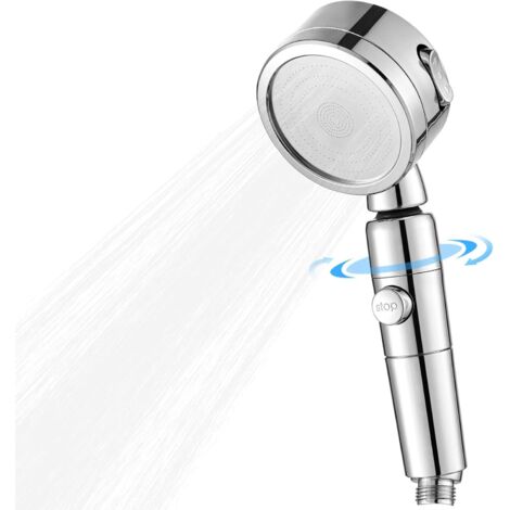 YMYNY Verbesserter Duschkopf, 3 einstellbare Modi, Hochdruck und Duschkopf mit Schalterknopf. Einzigartiges ABS-Material, bessere Robustheit, 360°-Drehung. 20-mm-Schnittstelle ist anwendbar (1/5)
