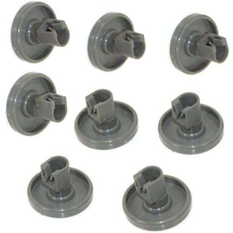 YMYNY Geschirrspülerräder für den Unterkorb – kompatibel mit Privileg, Faure, AEG, Electrolux, Zanussi … Komplettset mit 8 Rädern (40 mm) (1/4)