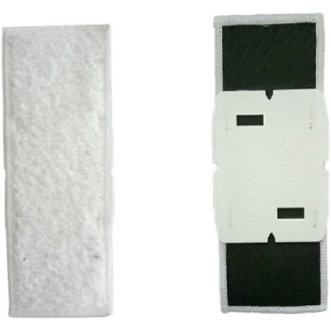 YMYNY Kehrtücher-Pads für iRobot Braava Jet 240/241 – 6-teiliges Ersatz-Wischroboter-Tücher-Set zum Trockenkehren (weiß) (1/4)