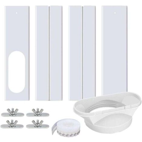 Türdichtung für tragbare Klimaanlagen mit universellem 13/15 cm Adapter, Sicherheitsverriegelung und Dichtung für tragbare Klimaanlagen/Luftentfeuchter an Tür/Fenster (1/4)