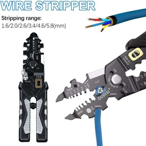 Profi Elektrische Automatik Kabel Abisolierzange Draht Strip-Multifunktional Fräser-Crimper Crimpzange Terminal Tool Profi Elektrische Automatik Kabel Abisolierzange Draht Strip-Multifunktional Fräser-Crimper Crimpzange Terminal Tool