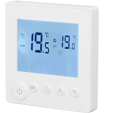 3A-Thermostat für Warmwasserbereitung mit ABS-LCD-Display, intelligenter Temperaturregler für Zuhause, 95–240 V