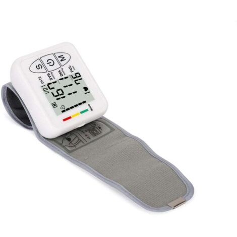 Sprechendes Blutdruckmessgerät für das Handgelenk, Herzfrequenzmesser, Datenübertragung über digitales LCD-Display, Blutdruckmessung, Herzfrequenz- und Pulserkennung, schnell und sehr