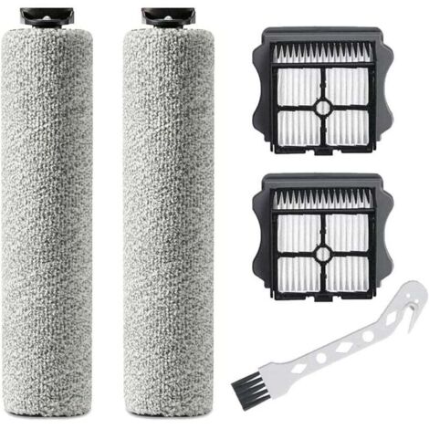 Ersatzbürstenwalze für Tineco iFloor 3/Floor ONE S3 Akku-Nass- und Trockensauger, 2 Bürstenwalzen + 2 Filter + 1 Reinigungsbürste (1/4)