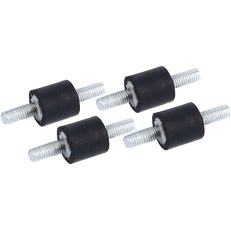 4 Stück M8 Gummilager, Antivibrations-Gummilager für Spulen, Spulendämpfer (M3 8x8) (1/4)