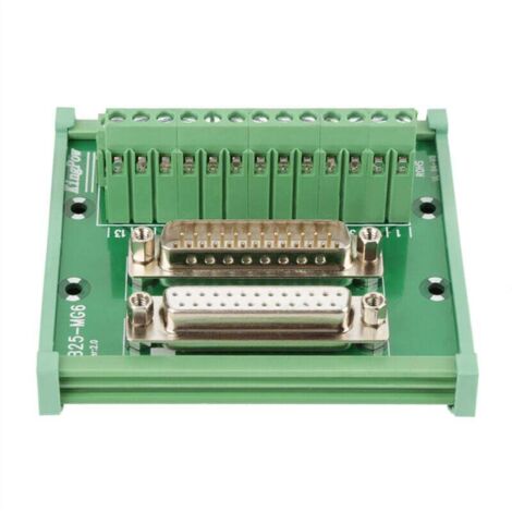 Hochwertiges DIN-Schienen-Schnittstellenmodul DB25 D-Sub Stecker und Buchse (1/4)