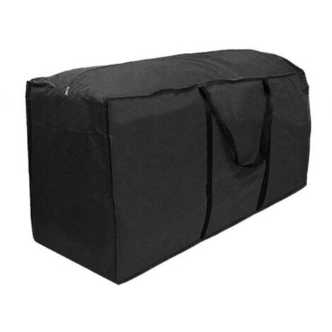 Aufbewahrungstaschen für Weihnachtsbäume mit Reißverschluss, wasserdicht und staubdicht, aus 210D Oxford-Gewebe, für Gartenmöbel, Kissen, Aufbewahrungstasche (schwarz, 1735176 cm) (1/4)
