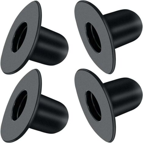 4-teiliges Poolstopfen-Set, schwarze Ersatz-Bodenstopfen für Aufstellpools