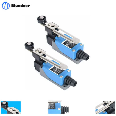 Satz mit 2 ME-8108 Rollenhebel-Endschaltern – CNC-Schalter für elektrische Steuerungen und industrielle Anwendungen (1/4)
