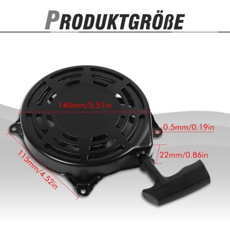SUCAN Rückstoßstarter Für Briggs & Stratton 1150, 1450, 1650 – OEM 699335, 696711, 798873, 695738 – Inkl. Metallbecher