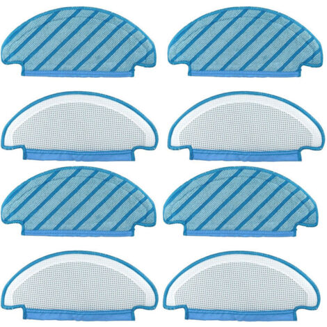 Reinigungstücher (8er-Pack) kompatibel mit Ecovacs Deebot Ozmo 920/950/T5/T8/T8 AIVI/T8 Max/N7/N8+/N8/N8 Pro/T9/T9max/T9 Power Saugrobotern (1/4)