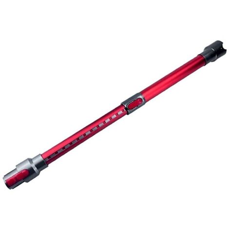 Teleskoprohr kompatibel mit Dyson V11 V10 V8 V7, Aluminium-Verlängerungsrohr, ausziehbarer Stab 46 cm - 70 cm (rot) (1/4)