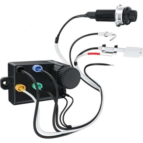 7643 - Piezo-Zünder für elektronische Gasgrills, Ersatzzünder-Set für Weber Spirit 220/320 (Frontplattenmontage) (1/4)