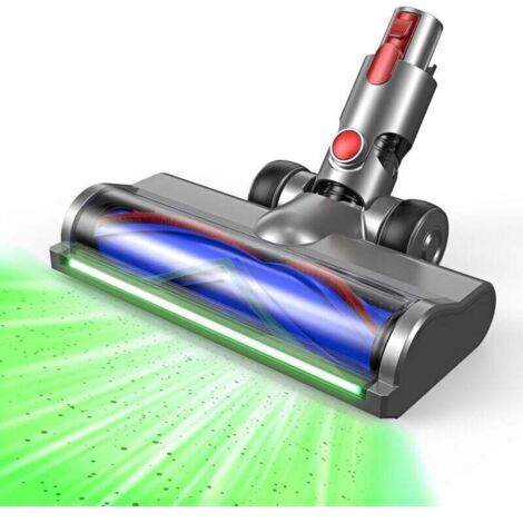 Ersatzteile für Dyson V7, V8, V10, V11 und V15 Bodenbürsten (mit Direktantrieb). Die grüne Leuchte signalisiert Feinstaub. (1/4)