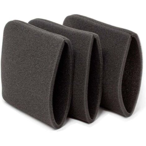 3er-Pack Wasserfilter – Schaumstoff – für Shopvac 90585 Staubsaugerfilter (Baumwolle) (1/4)