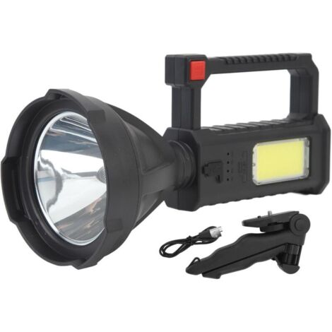 LED-Scheinwerfer, leistungsstarker und heller Fernlichtstrahler, wasserdichte Taschenlampe, Außenscheinwerfer mit multifunktionalem Ständer (1/4)