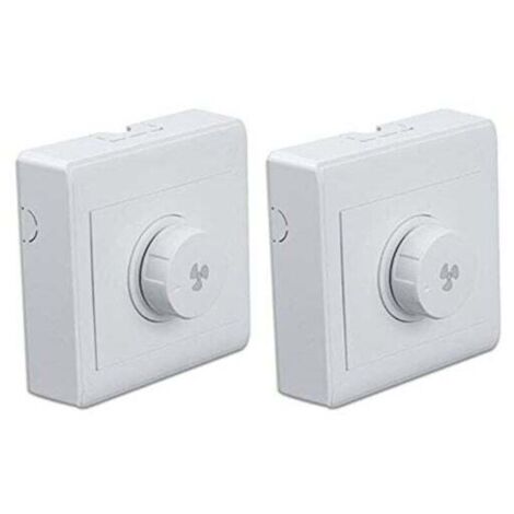 Set mit 2 Geschwindigkeitsreglern für 300-W-Deckenventilatoren, 220 V, 10 A, Bedienfeld (1/4)