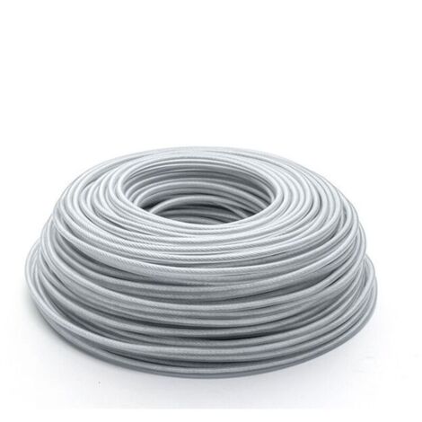3 mm x 45 m Stahl-Trimmerfaden, Trimmerfaden, robuste Stahldrahtspule für Garten-Freischneider, Ersatzfaden für Rasenmäher (1/4)
