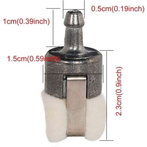 OxoxO Kraftstofffilter 5 Stück – Für Walbro 125-527, Echo, Stihl, Shindaiwa Rasentrimmer & Gebläse
