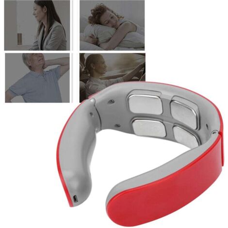 Elektrisches U-förmiges Nackenmassagegerät – 6 Modi und 9 Stufen – Linderung von Schulter- und Nackenschmerzen – Wirbelsäulenmassagegerät (1/4)