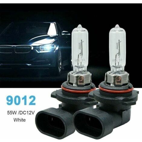 Stück 9012 HIR2 PX22D Autoscheinwerfer 12V 55W klare Halogen-Projektorlampe Ersatz, Nebelscheinwerfer-Tagfahrlichtlampe