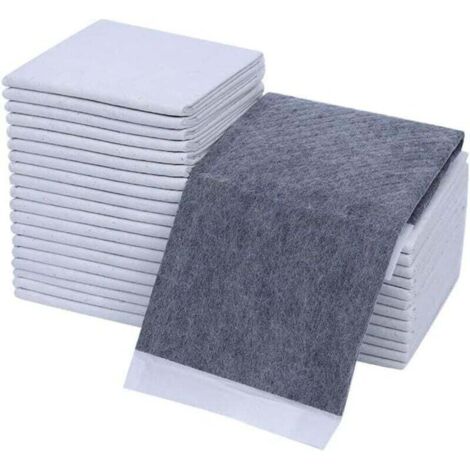 100 Trainingspads für Hunde, hygienische Einwegpads für Welpen und Hunde, 33 x 45 cm, Grau