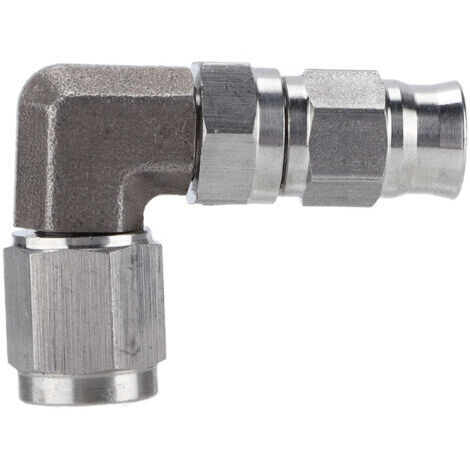 AN3 90-Grad-Turbolader-Schlauchanschluss, Edelstahl-Schlauchanschluss für PKW (1/4)