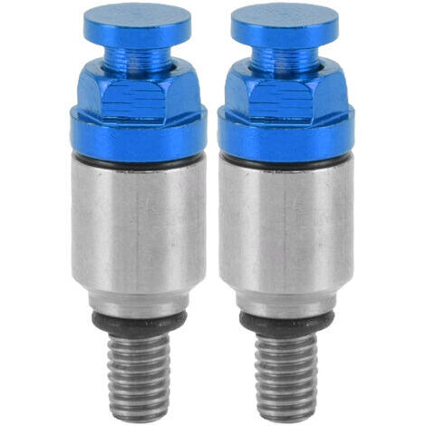 2 Stück M5x0,8 Entlüftungsventile aus Aluminiumlegierung für Gabeln, passend für CRF150R, CR125R, CR250R, CRF250R, blau (1/4)