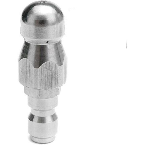 Rotationsreinigungsdüse für Hochdruckreiniger zur Ausbaggerung von Abwasserrohren, silber (f) (1/5)