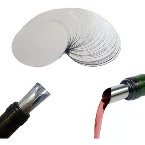 Set mit 20 silbernen Aluminium-Weinausgießern (1/5)