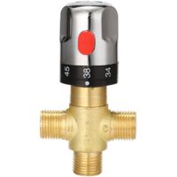 Verstellbare thermostatische Badarmatur, Warmwasserarmatur aus Messing