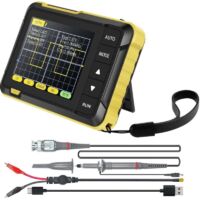 Mini-Digitaloszilloskop, tragbar, mit 2,8-Zoll-Bildschirm, 200 kHz, 2,5 MS/s, USB-Anschluss, inklusive USB-C-Datenkabel und Tastkopf