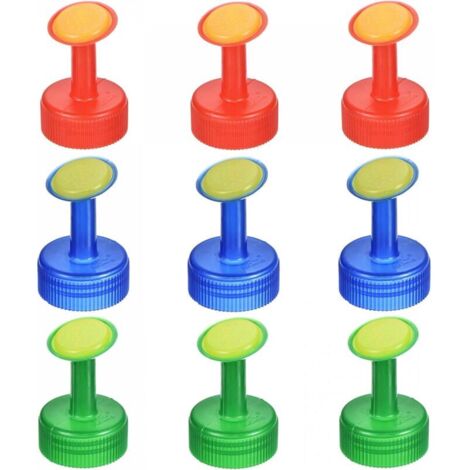 GORGECRAFT 100 pz 4 Misure Tappi Terminali in Plastica Nera Versatori Misti Coperchi Antipolvere Olio D'Oliva Bottiglia di Liquore Beccuccio Parapolvere Bullone Vite(5mm, 6mm, 7mm, 8 millimetro