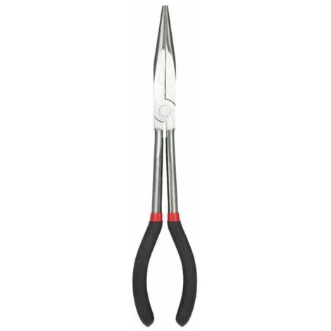 Set Pinzette Extra Lunghe Per Acquario 60 Cm – Dritte E Curve, In Acciaio Inox, Con Punte Zigrinate E Molla, Per Piantumazione E Alimentazione
