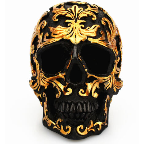 Pacific Giftware - Statuetta Decorativa in Resina con Teschio del Giorno dei Morti, Decorazione da Tavolo