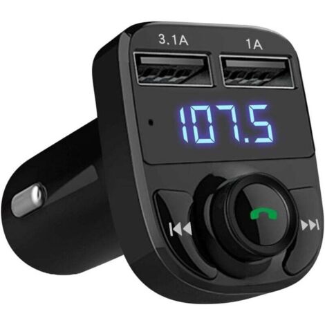 Trasmettitore FM Bluetooth 5.3 Per Auto ISEYOU - Caricabatterie Rapido PD 30W/QC 18W, Modalità BASS, Luci RGB, Vivavoce, Per Autoradio Senza Bluetooth