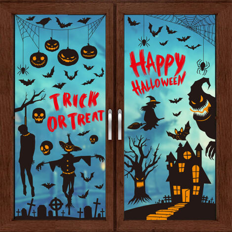 set 35 adesivi elettrostatici per finestra - Windo-Wow Halloween
