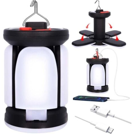 850895 Faretto led ricaricabile ad energia solare da giardino impermea